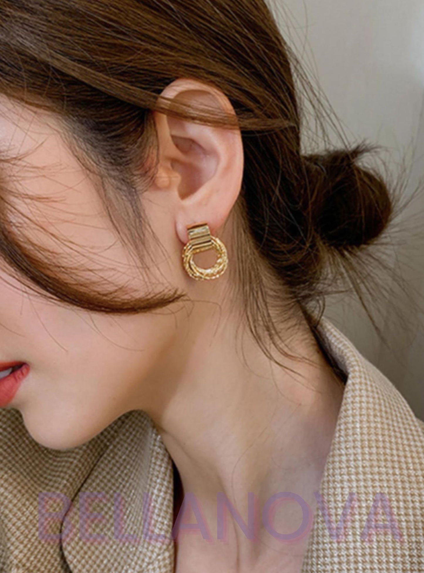 Brinco Irina - Folheado a Ouro 18k + FRETE GRÁTIS