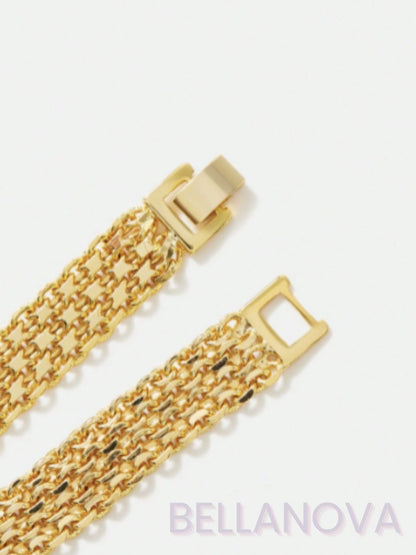 Pulseira Elos™ - Folheado a Ouro 18K+ FRETE GRÁTIS