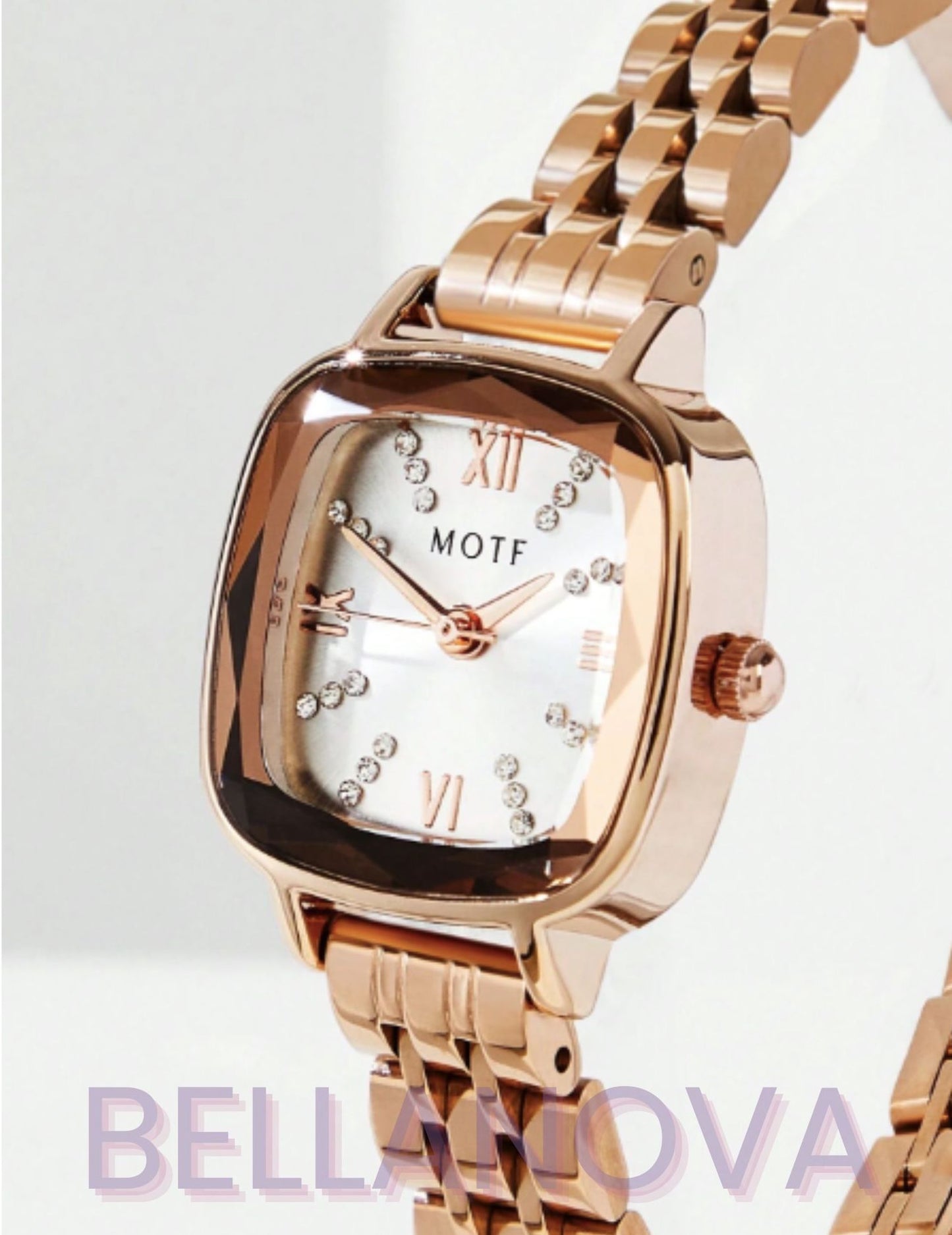 Relógio Minimalista Swarovski™ - Folheado a Ouro 18K+ FRETE GRÁTIS