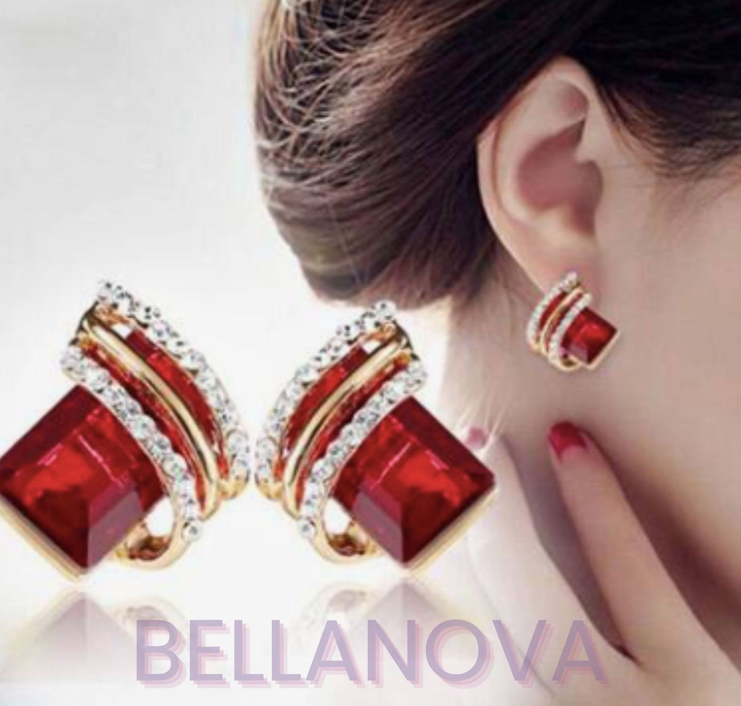 Brincos Jasmine - Folheado a Ouro 18k + FRETE GRÁTIS