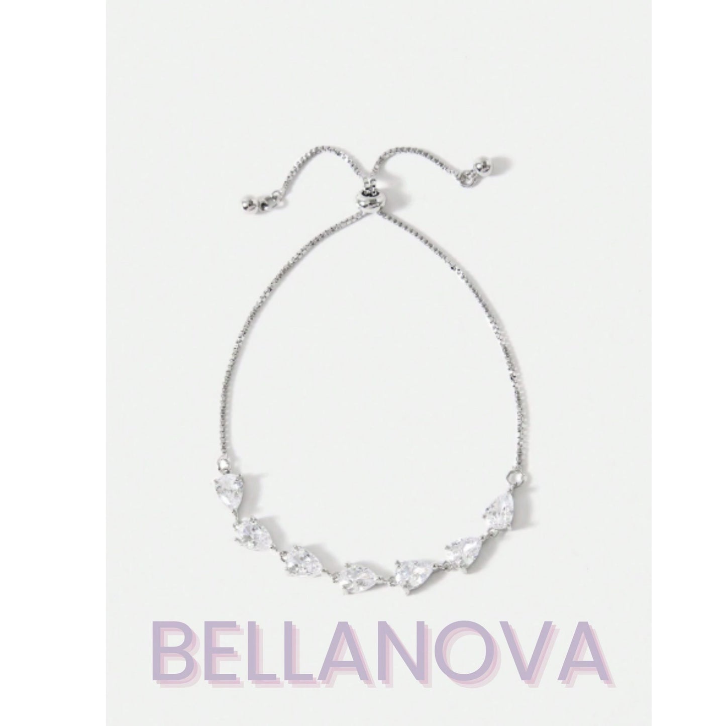 FILIPPA MONTEIRO X BELLA NOVA | Pulseira Ajustável Swarovski Cristal - Folheado a Ouro 18K+ FRETE GRÁTIS