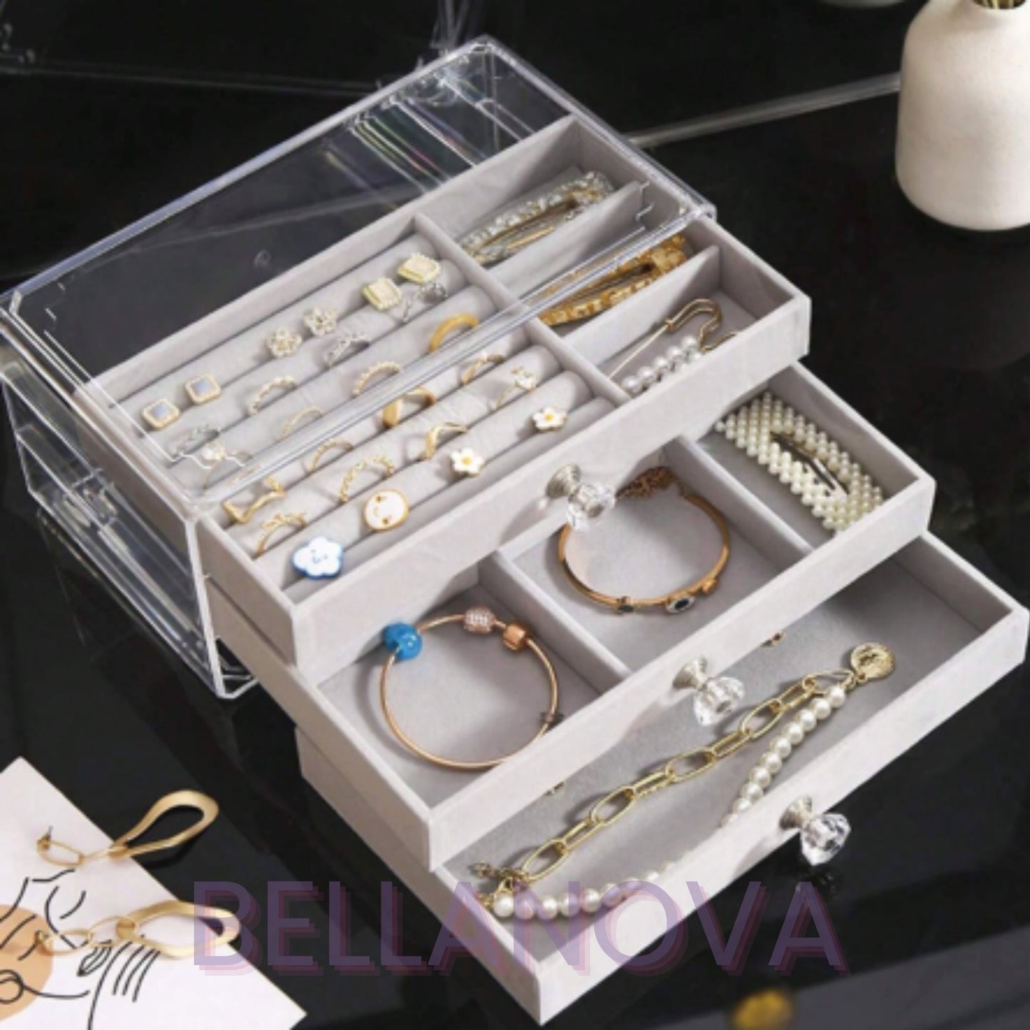 Gaveteiro Porta Jóias Aura + Frete Grátis