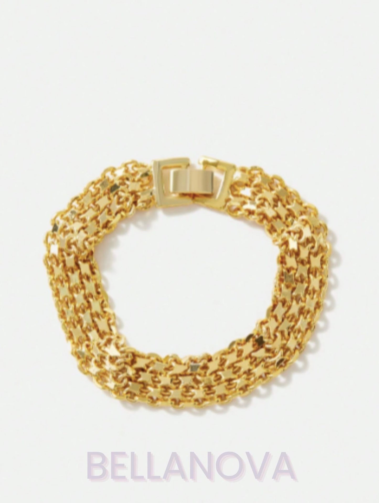 Pulseira Elos™ - Folheado a Ouro 18K+ FRETE GRÁTIS