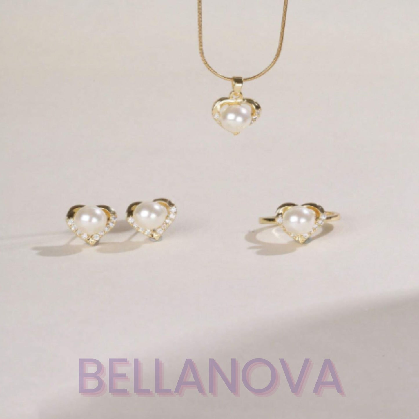 Kit Pérolas e Swarovski™ - Folheado a Ouro 18k+ FRETE GRÁTIS