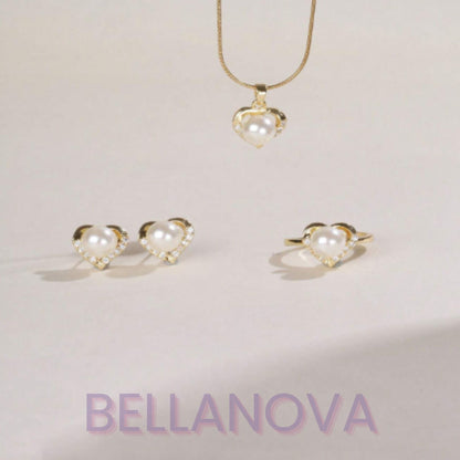 Kit Pérolas e Swarovski™ - Folheado a Ouro 18k+ FRETE GRÁTIS