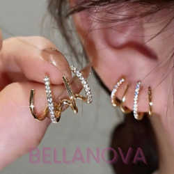 Brincos 4 Pontas™ - Folheado a Ouro 18k+ FRETE GRÁTIS