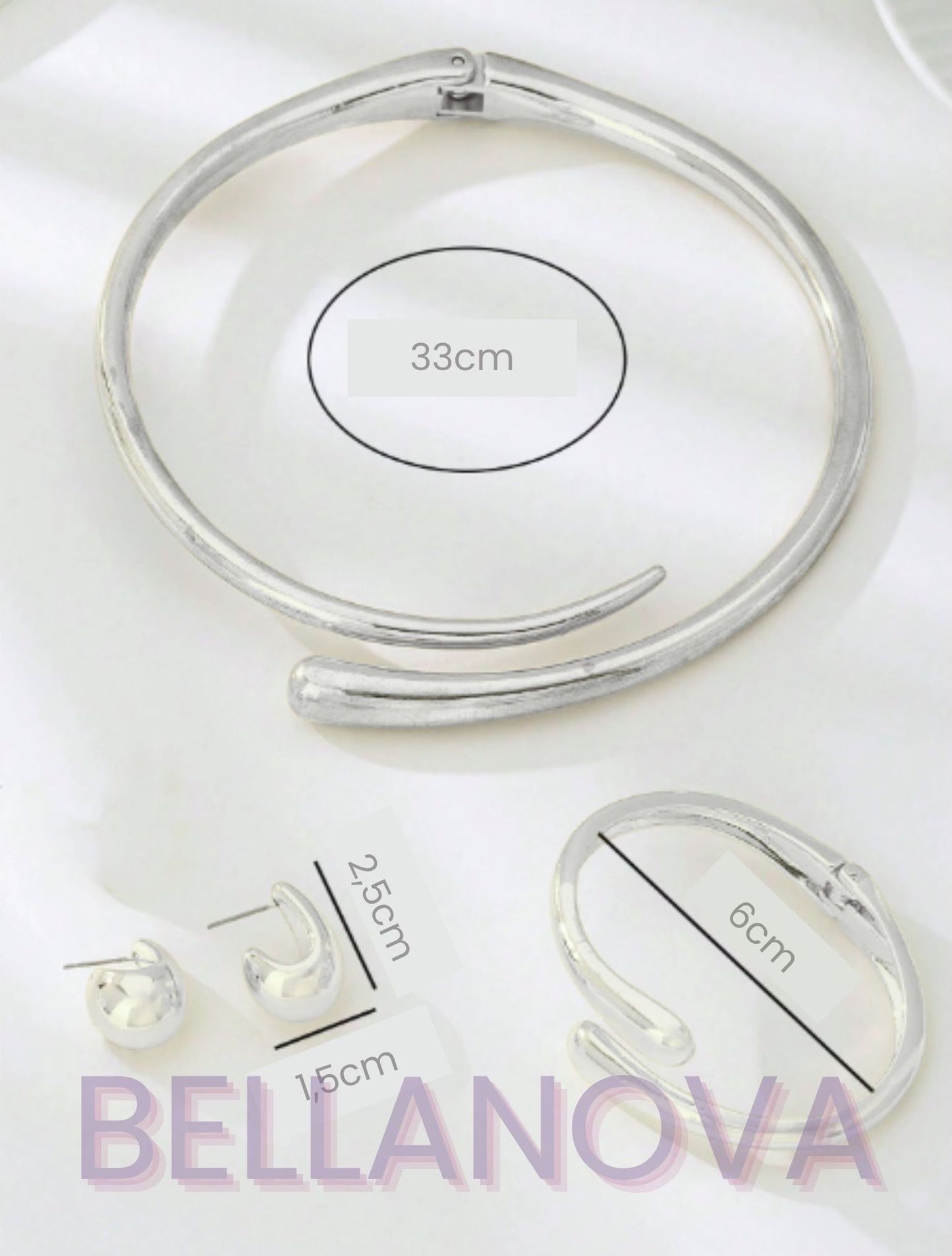 Kit 4pçs Minimalista Chic - Folheado a Ouro 18k + FRETE GRÁTIS