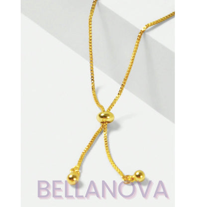 FILIPPA MONTEIRO X BELLA NOVA | Pulseira Ajustável Swarovski e Rubi - Folheado a Ouro 18K+ FRETE GRÁTIS