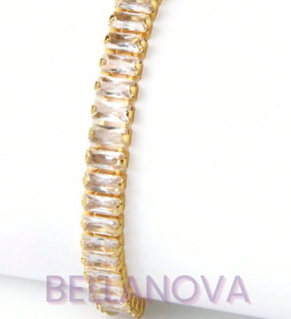 OLIVIA PADANO X BELLA NOVA | Pulseira Colecionável Swarovski - Folheado a Ouro 24k+ FRETE GRÁTIS