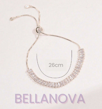 OLIVIA PADANO X BELLA NOVA | Pulseira Colecionável Swarovski - Folheado a Ouro 24k+ FRETE GRÁTIS