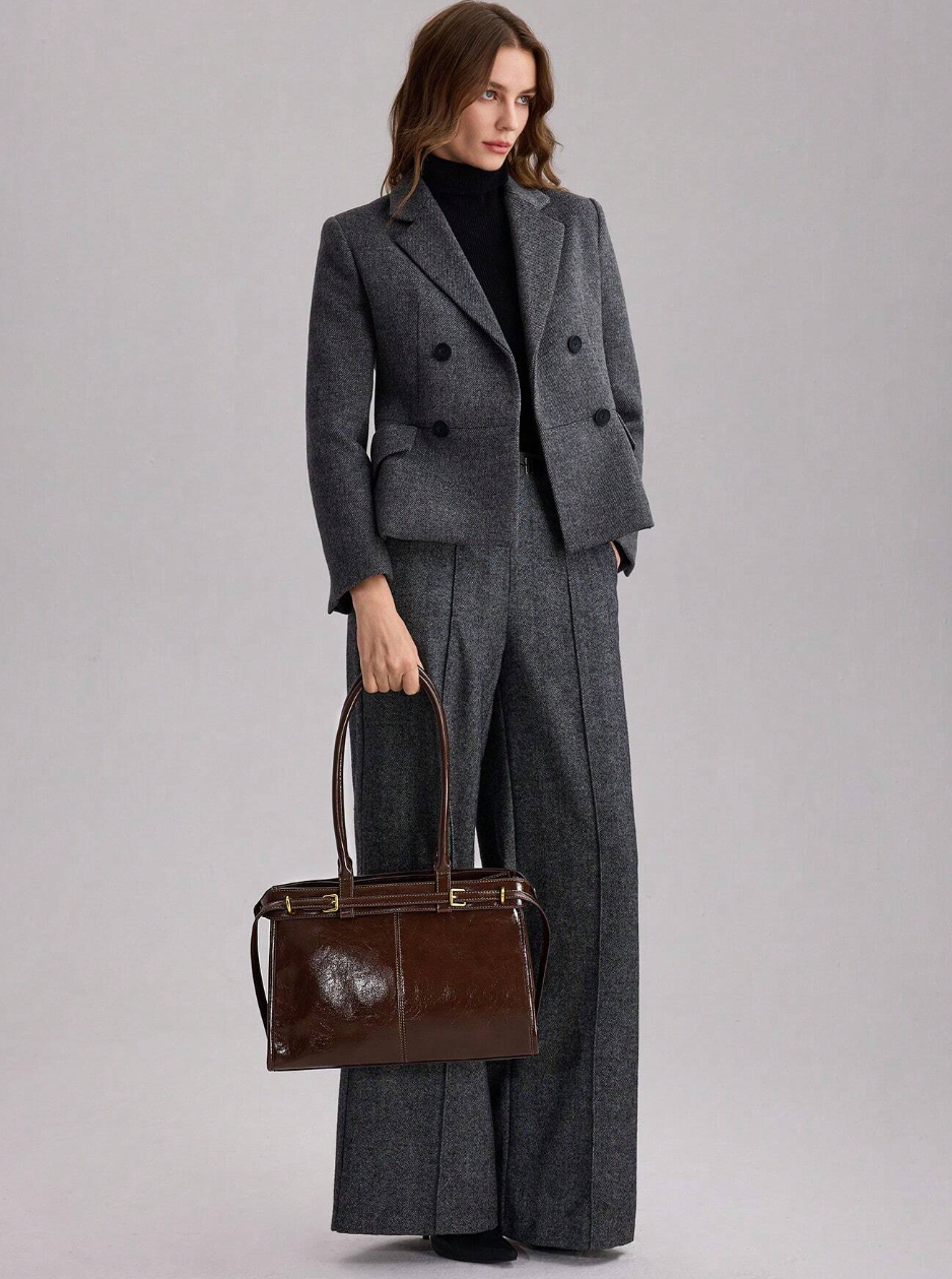 Bolsa Francesca Couro Crocodilo - Edição Limitada