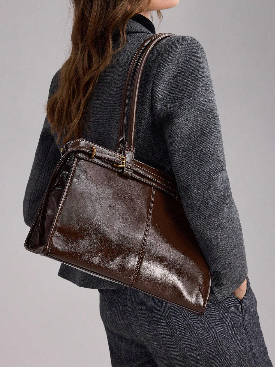 Bolsa Francesca Couro Crocodilo - Edição Limitada