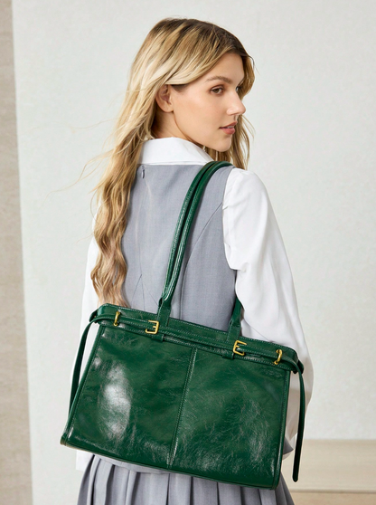 Bolsa Francesca Couro Crocodilo - Edição Limitada