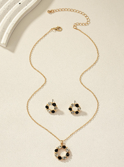 [NOVO] Kit Círculos de Zircônias 3 peças - Folheado a Ouro 18k + FRETE GRÁTIS