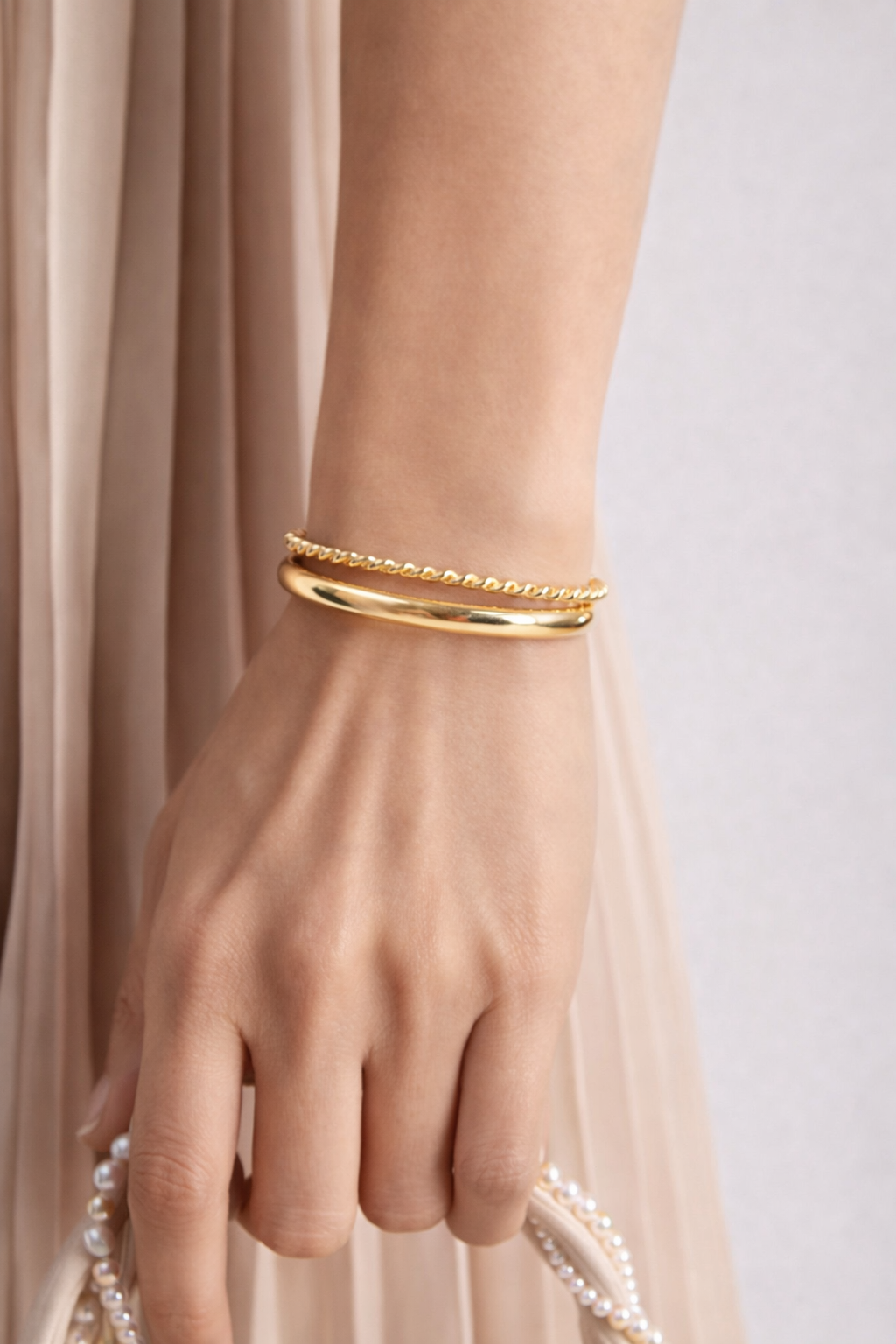 Pulseira Dupla™ - Folheado a Ouro 18k+ FRETE GRÁTIS