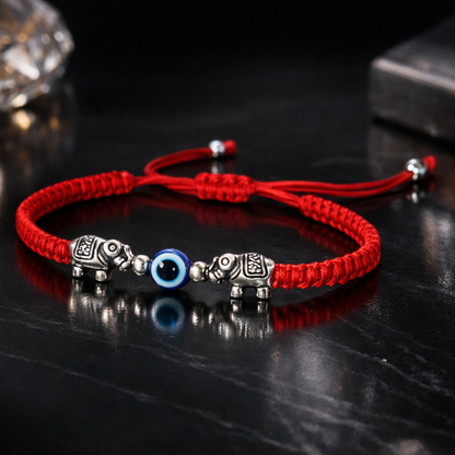 Pulseira Regulável Olho Grego - Proteção - Folheado a Ouro 18k + FRETE GRÁTIS